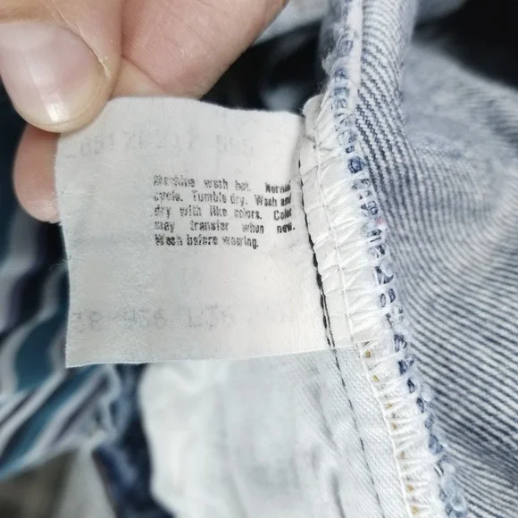 VTG Levis 517 Jeans Mens 36x30 Blue Bootcut Orange Tab 80s Made in USA Denim